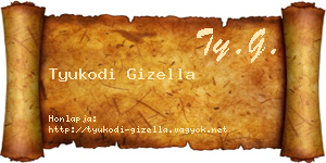 Tyukodi Gizella névjegykártya